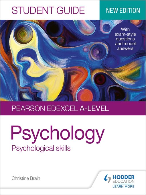 Title details for Pearson Edexcel A-level Psychology Student Guide 3 by Christine Brain - Available